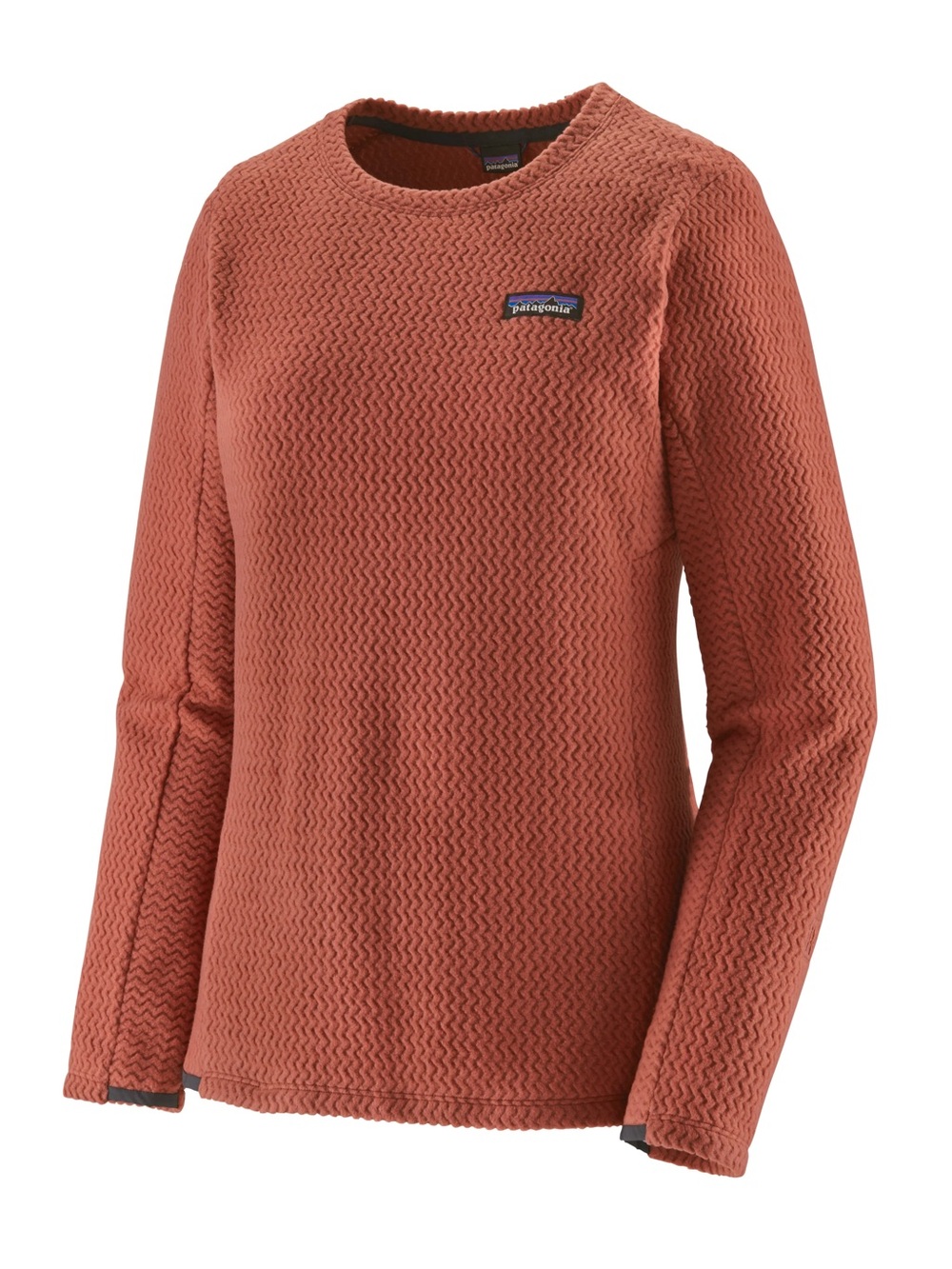 Patagonia R1 Air Fleece Crew in Spanish Red